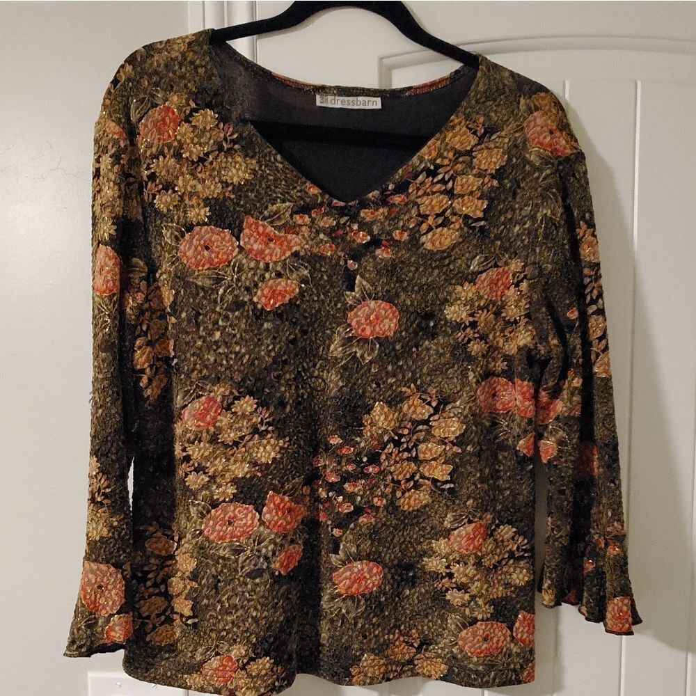 Dress Barn Boho blouse Size M